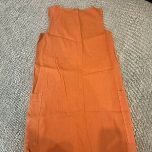 Theory  Orange Sleeveless Mini Dress